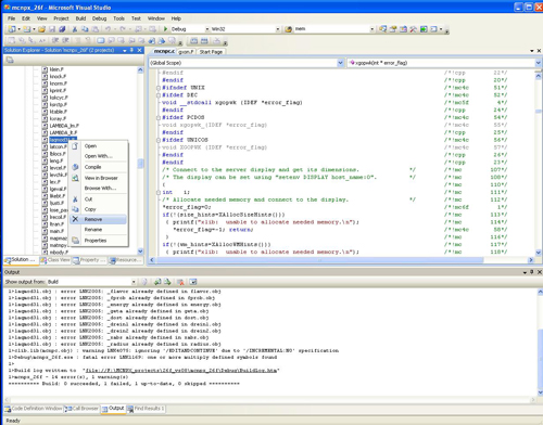 creating fortran image 30